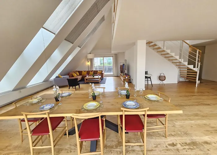 Luxurious 3br Penthouse W Terrace&parking Apartment Luxemburg